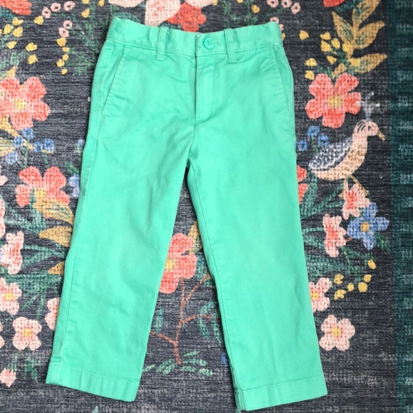 Crewcuts Other - Crewcuts Boys Slim Green Chinos, Size 3